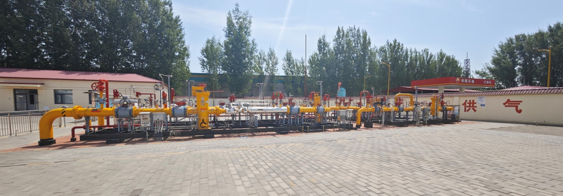 25000 cubic meter  Gas pressure regulating & metering station