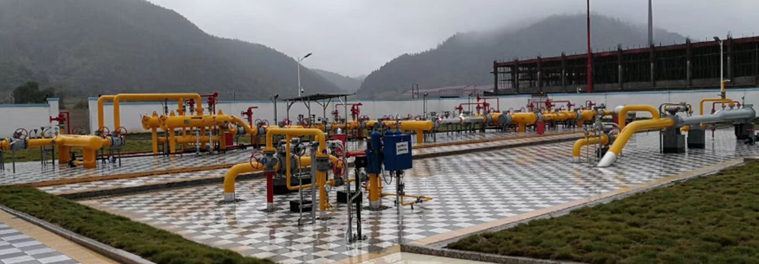 20000cubic meter Gas pressure regulating & metering station