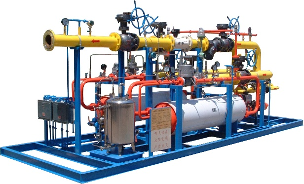 CNG Pressure Reduction and  Metering Skid
