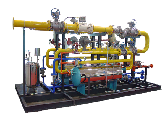CNG Pressure Reduction and Metering Skid